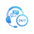 24/7 support icon